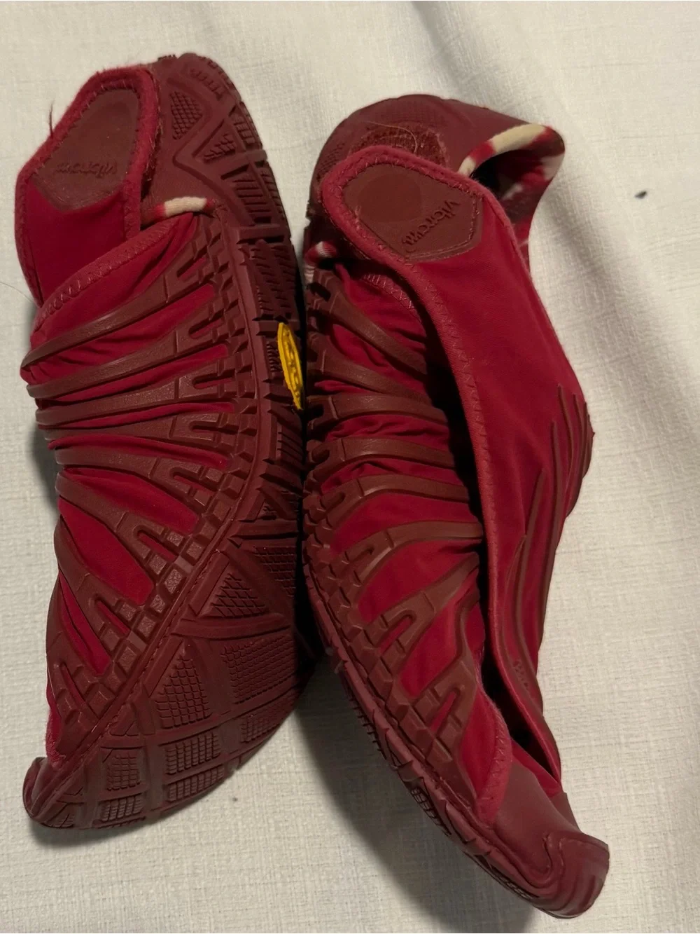 Vibram Furoshiki Wrap Shoes US 8 red Outdoor Breathable Washable summer